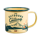 Emaljmugg Outdoors Gul