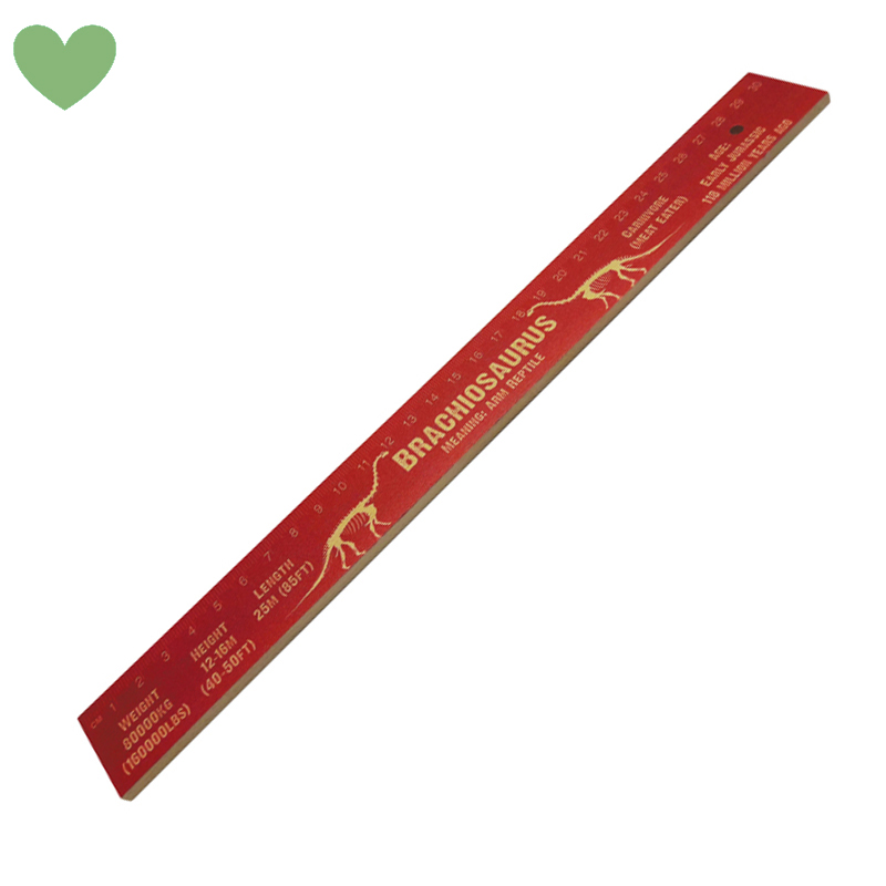 Linjal i trä 30 cm